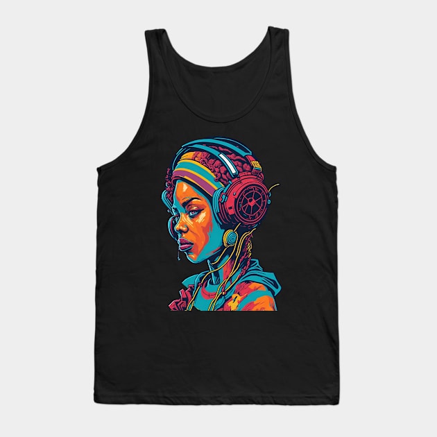 Music Retro Art Tank Top by Shop Goods